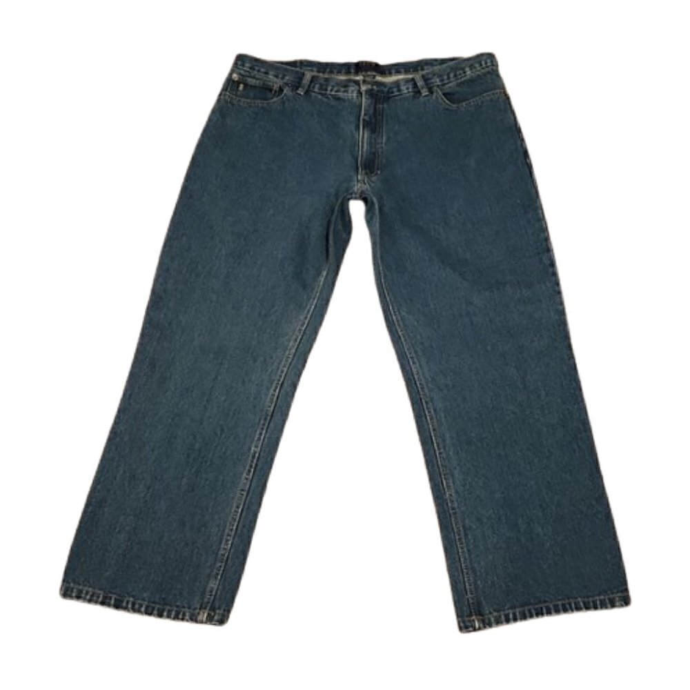 [Izod] Vintage Wash Classic Fit Zip Fly Jeans - Size 40x30 - Picture 2 of 10